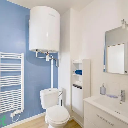 Scribe Bleu1 Cosy & Calme Au Coeur De 公寓 南特